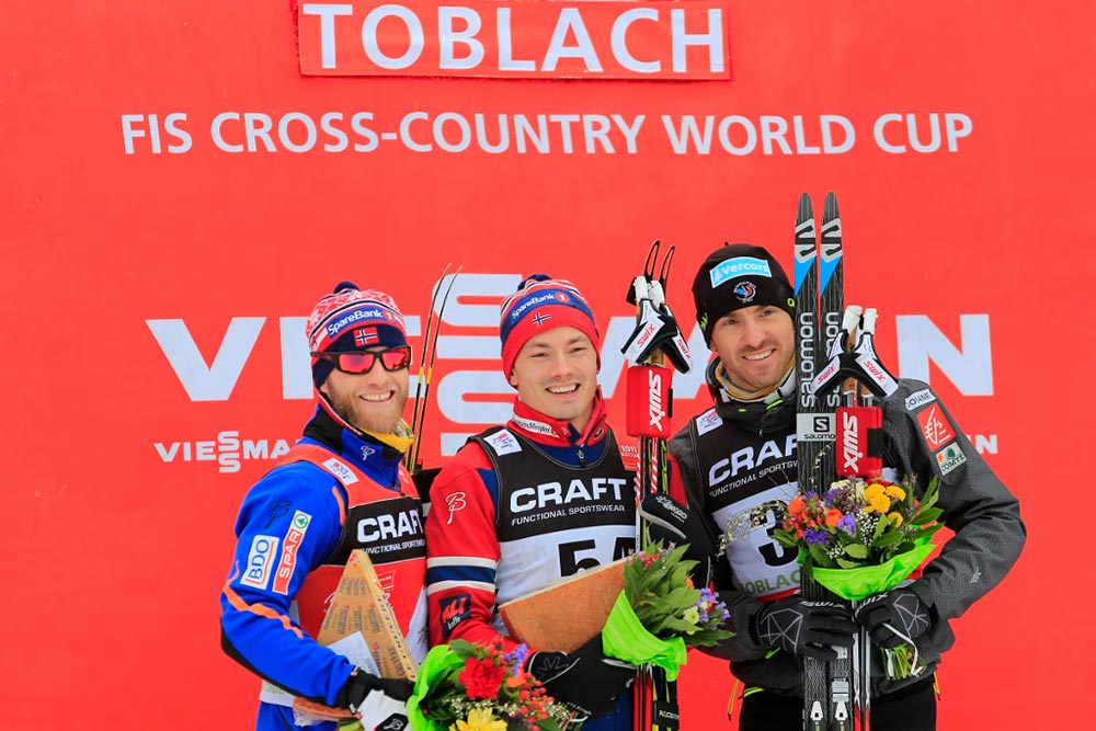 Cross Country Worldcup Tour de Ski Toblach Langlauf